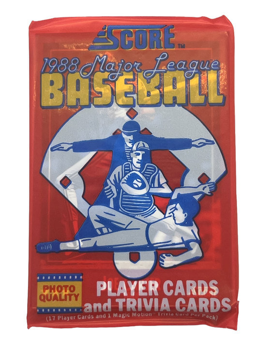 1988 Score Baseball Sealed Pack