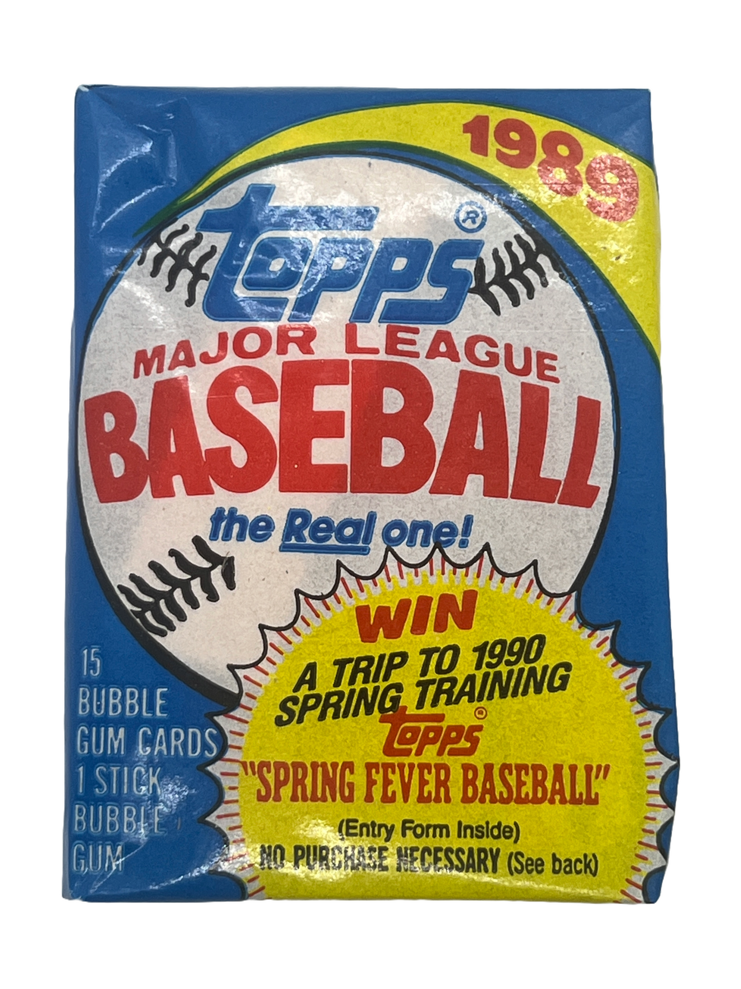 1989 Topps Baseball Sealed Wax Pack