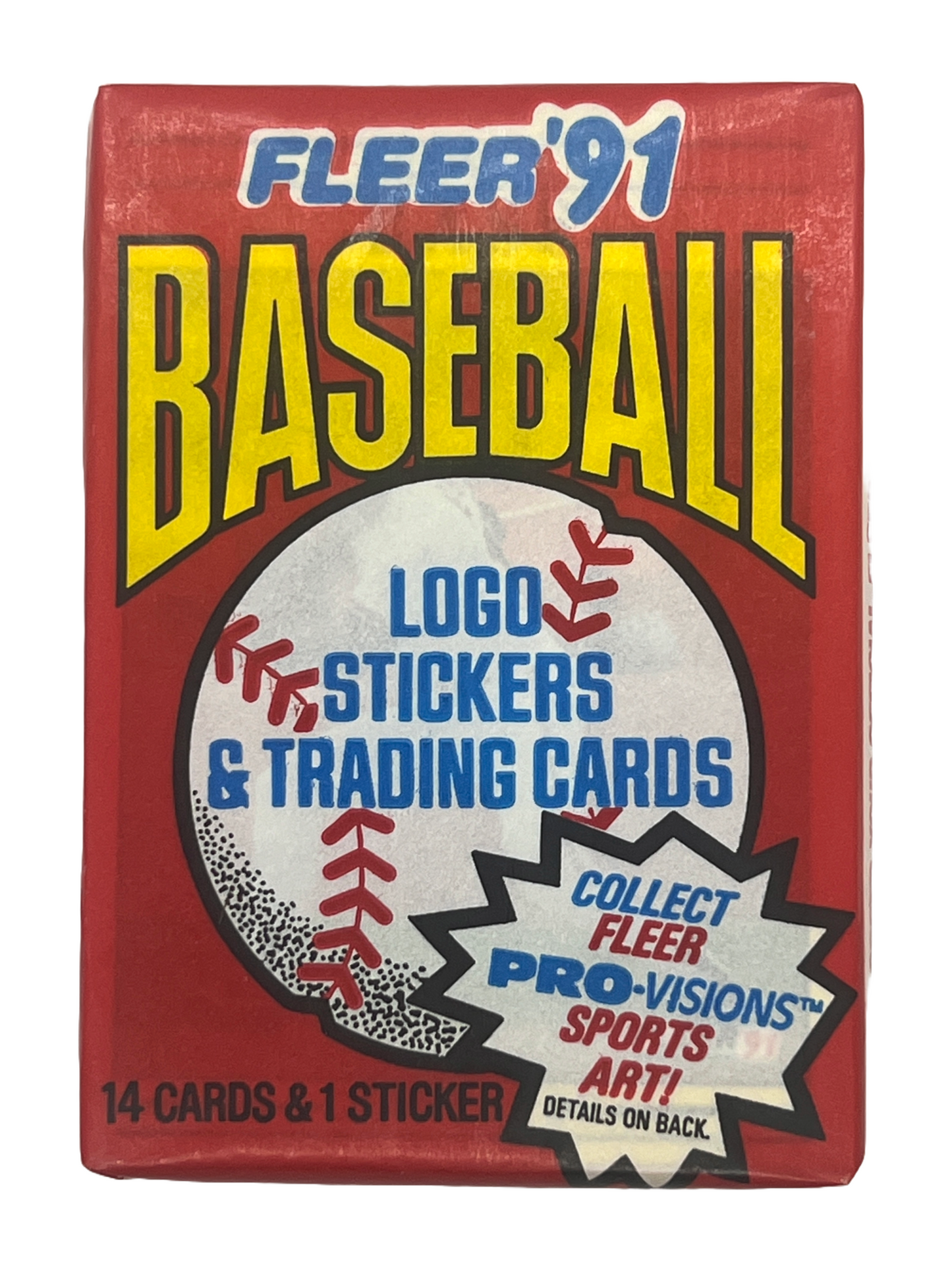 1991 Fleer Baseball Sealed Wax Pack