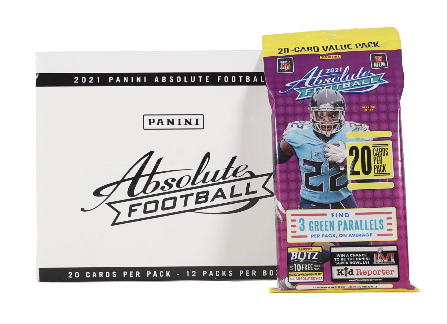 2021 Panini Absolute Football Jumbo Value Pack