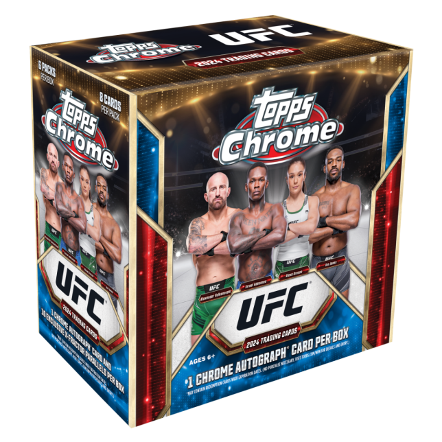 2024 Topps Chrome UFC Mega Box, MMA, Trading Sport Cards