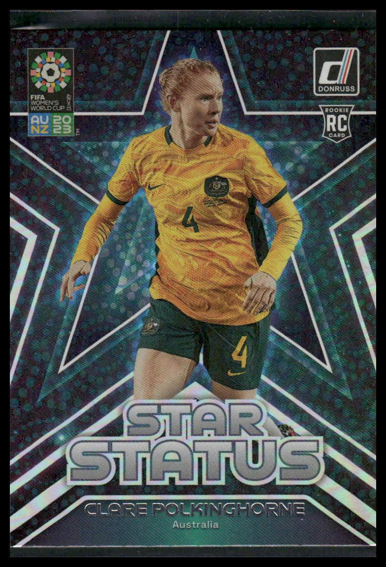 2023 Donruss FIFA Women's World Cup #1 Clare Polkinghorne Star Status Rookie