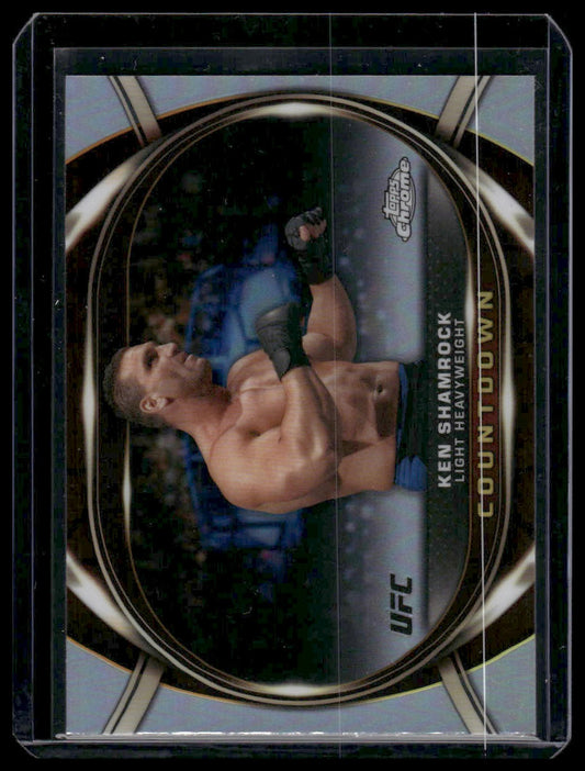 2024 Topps Chrome UFC #COU-19 Ken Shamrock Countdown Refractor