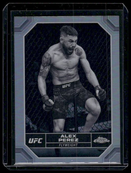 2024 Topps Chrome UFC #5 Alex Perez Negative Refractor