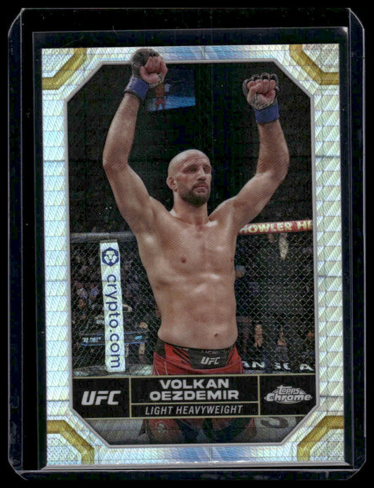 2024 Topps Chrome UFC #195 Volkan Oezdemir Prism Refractor