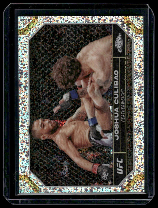 2024 Topps Chrome UFC #101 Joshua Culibao Speckle Refractor 8/299