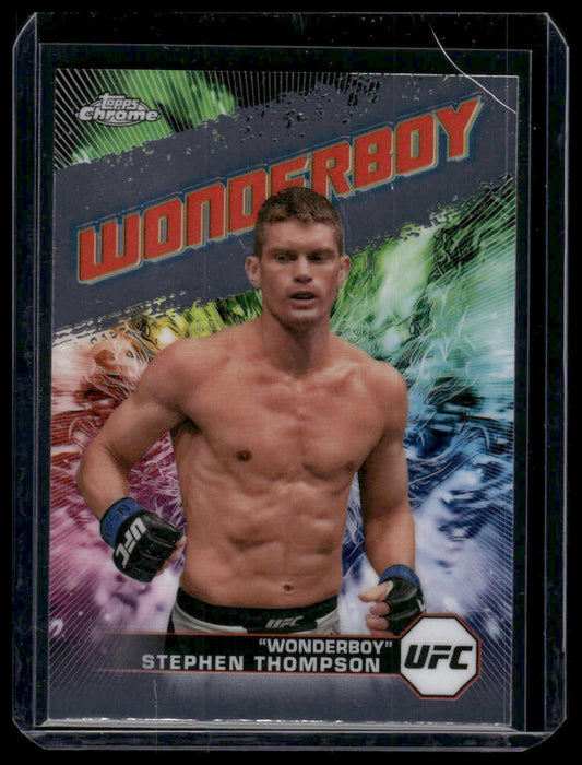 2024 Topps Chrome UFC #AKA-12 Stephen Thompson AKA