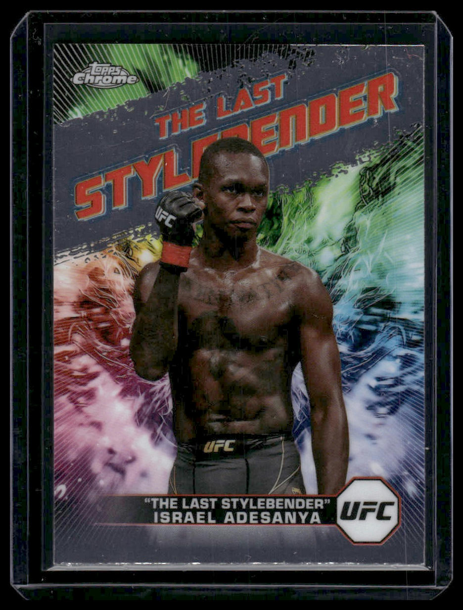 2024 Topps Chrome UFC #AKA-6 Israel Adesanya AKA – Boxador Sports