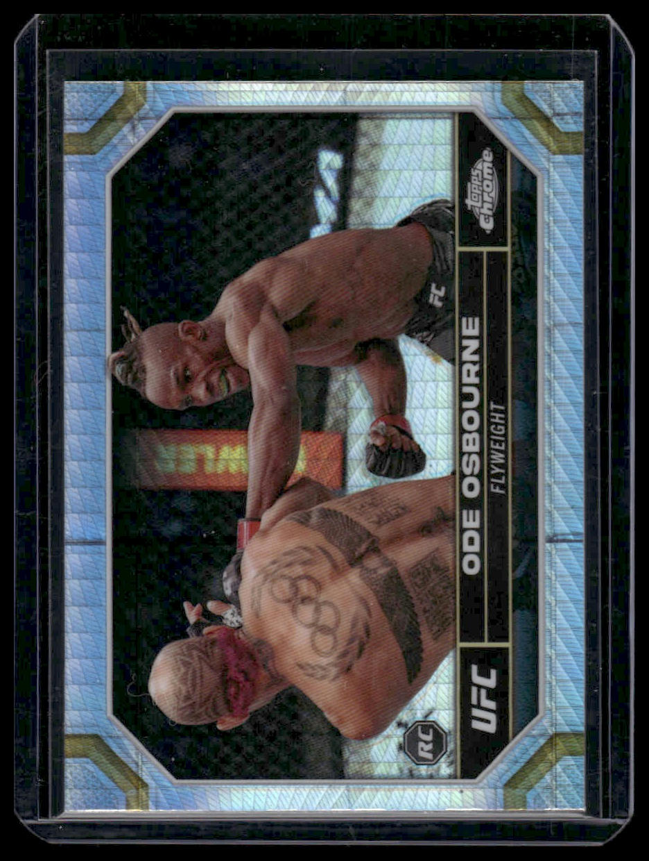 2024 Topps Chrome UFC #133 Ode Osbourne Prism Refractor Rookie