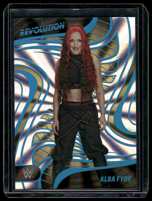 2023 Panini Revolution WWE #37 Alba Fyre Sunburst 47/99