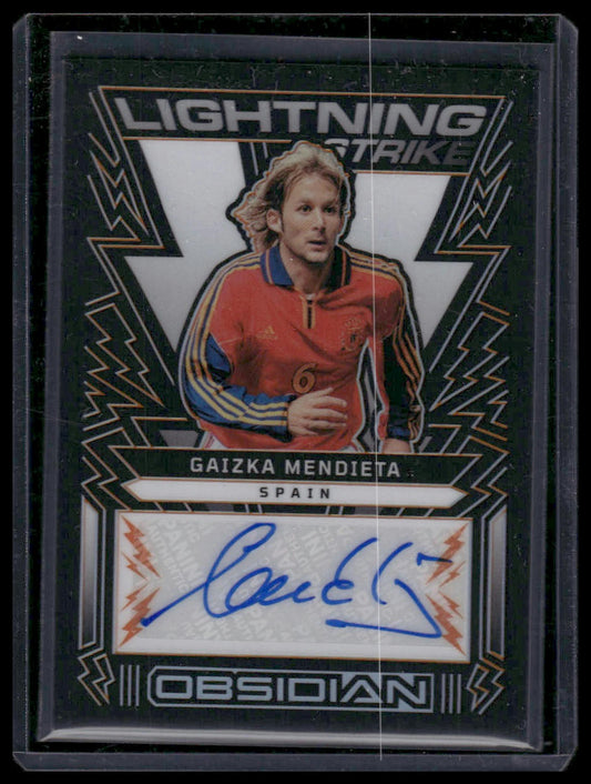 2022 Panini Obsidian #LS-GAI Gaizka Mendieta Electric Etch Orange 18/75 Auto