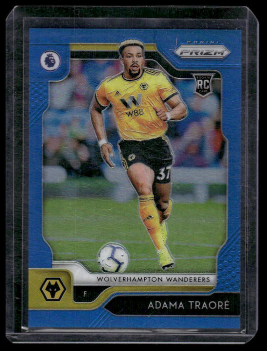 2019 Prizm Premier League Soccer #179 Adama Traore Blue Prizm 125/199 Rookie