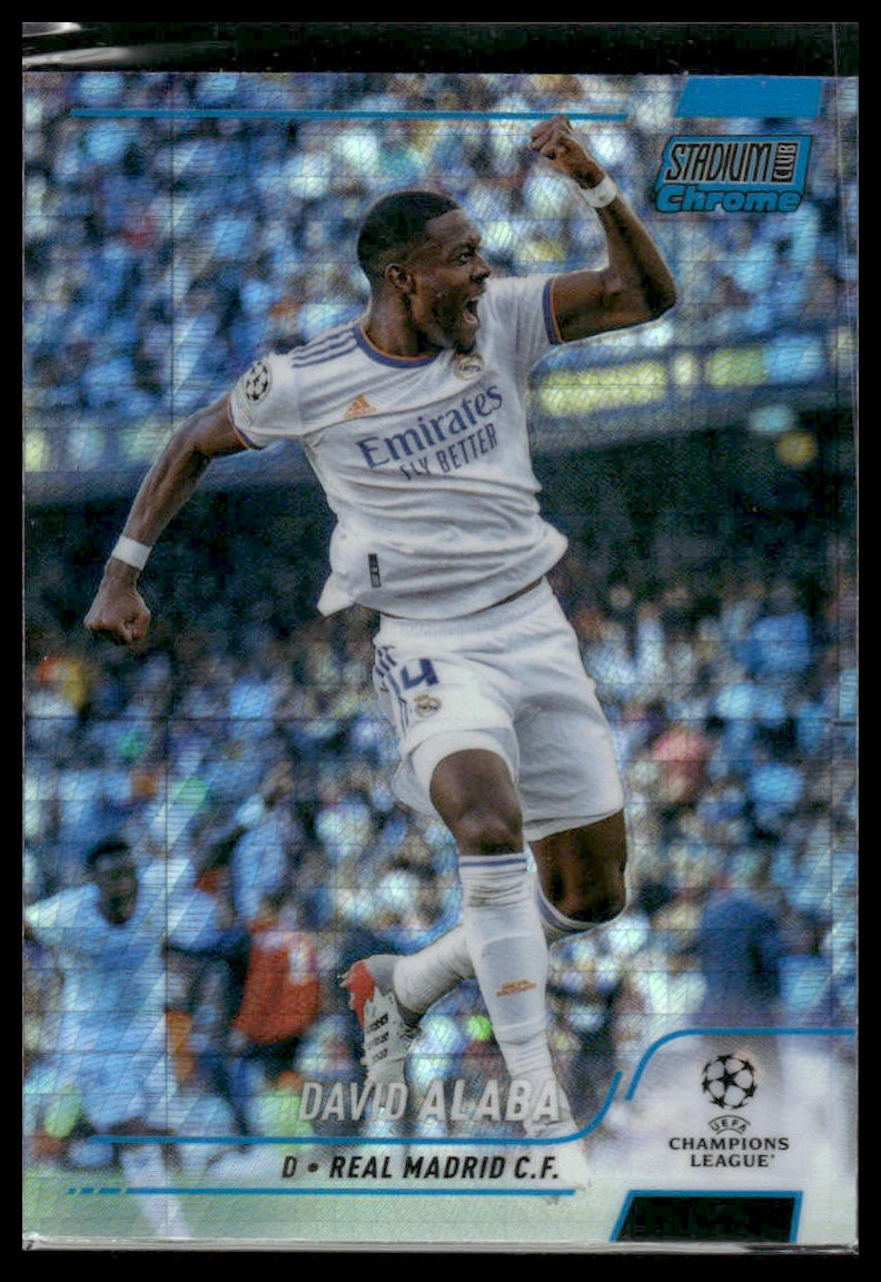 2021 Topps Stadium Club Chrome #5 David Alaba Refractor