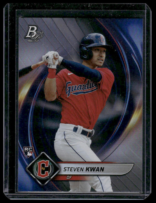 2022 Bowman Platinum #66 Steven Kwan Rookie