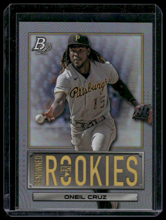 2022 Bowman Platinum #RR-5 Oneil Cruz Renowned Rookies