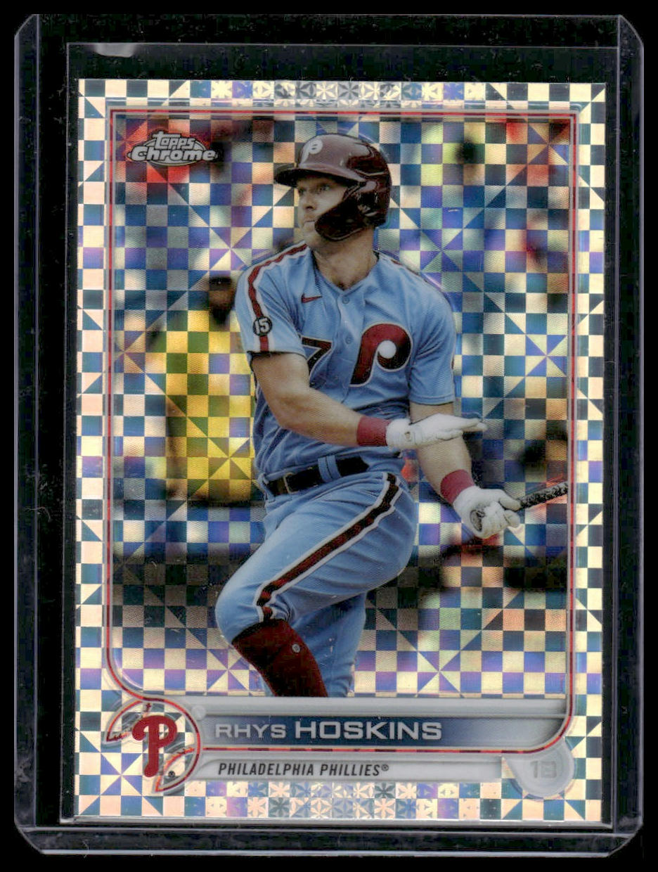 2022 Topps Chrome #8 Rhys Hoskins X-Factor