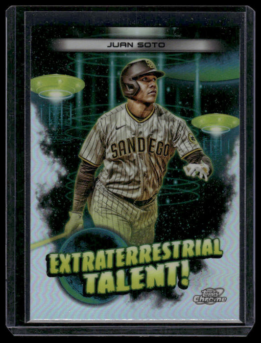 2023 Topps Cosmic Chrome #ET-10 Juan Soto Extraterrestrial Talent