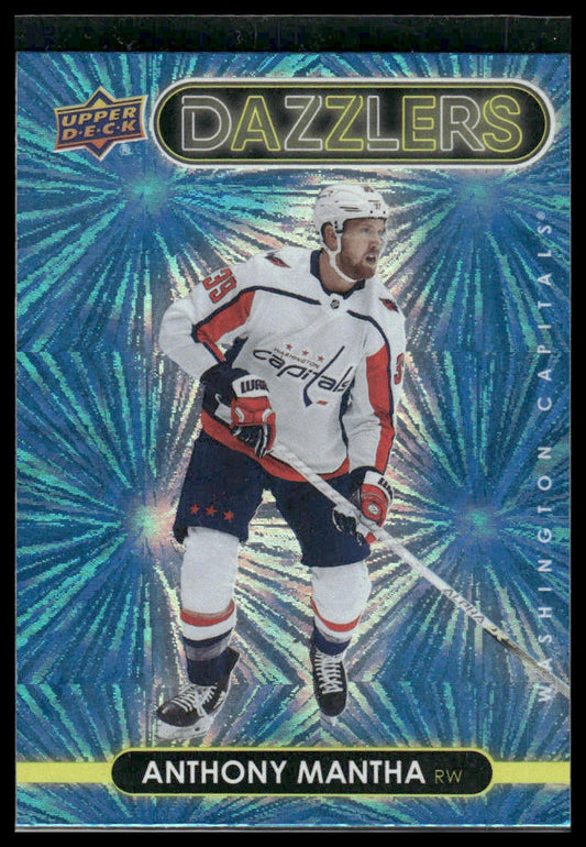 2021 Upper Deck Series 1 #DZ-48 Anthony Mantha Blue Dazzlers