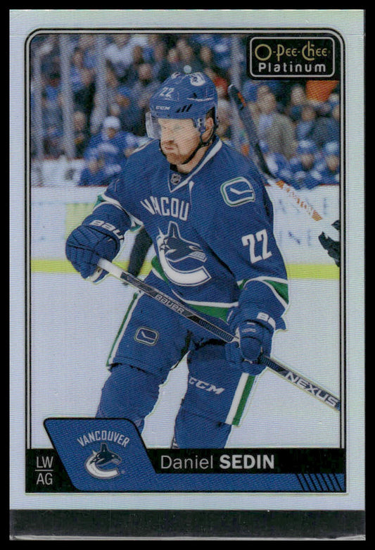 2016 O-Pee-Chee Platinum #28 Daniel Sedin Rainbow