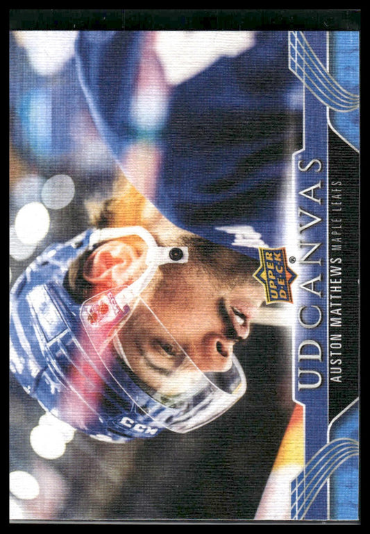 2023 Upper Deck Series 2 #C195 Auston Matthews UD Canvas