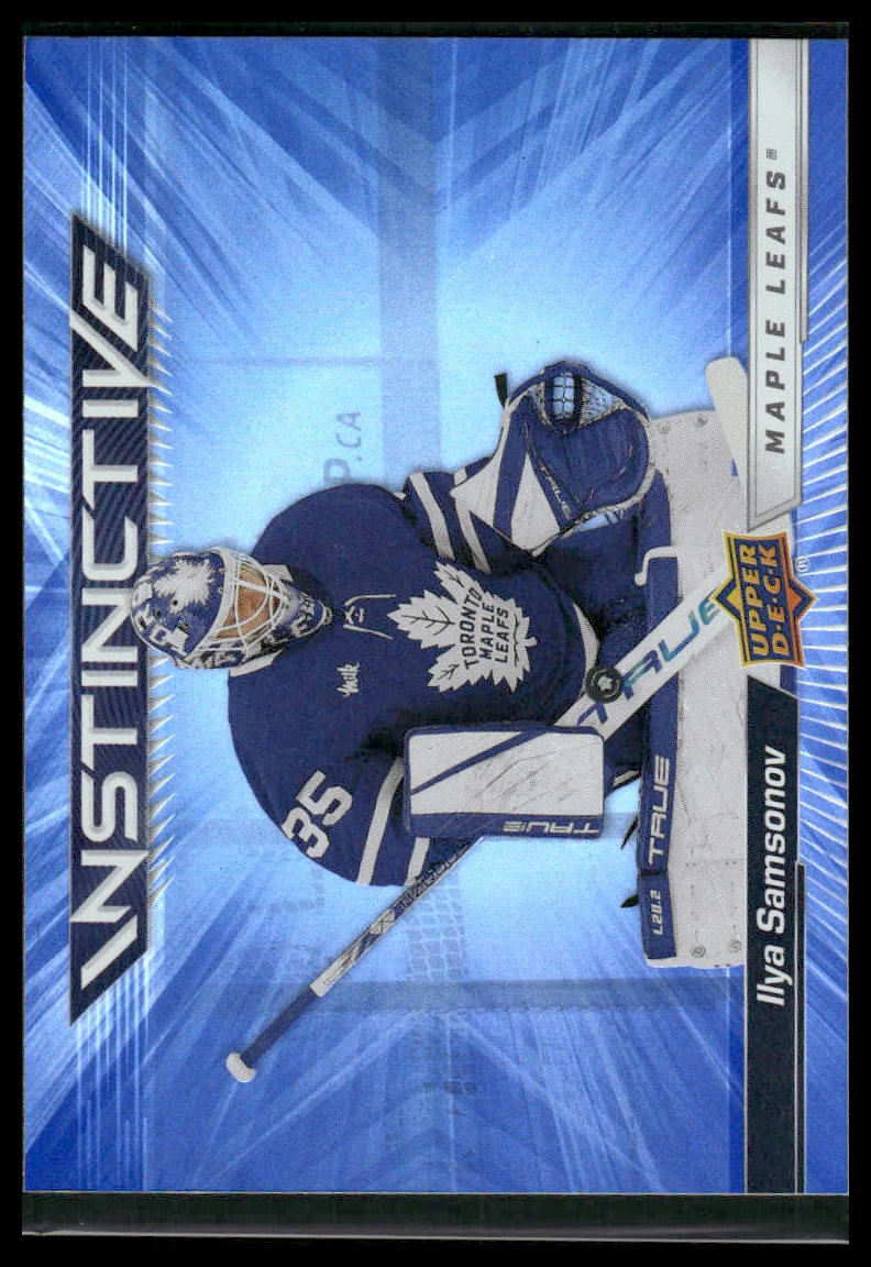 2023 Upper Deck Series 2 #IN-1 Ilya Samsonov Instinctive