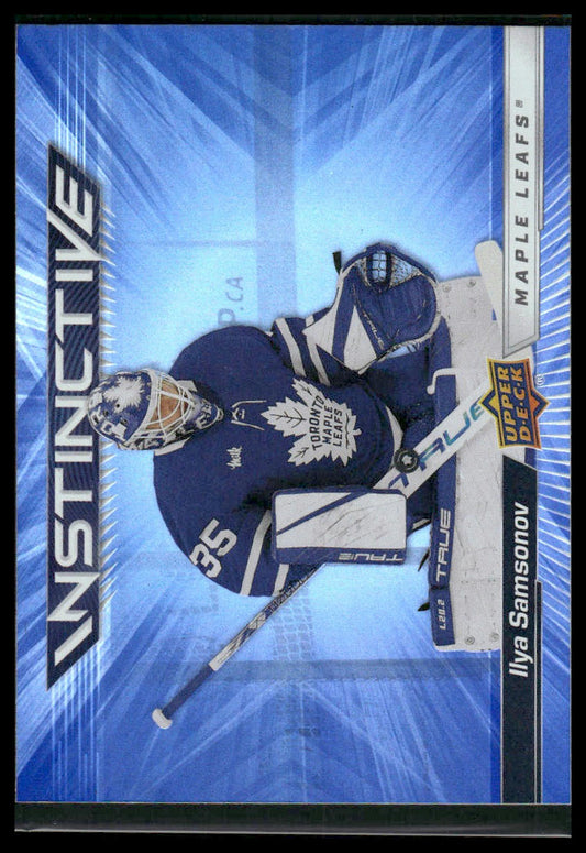 2023 Upper Deck Series 2 #IN-1 Ilya Samsonov Instinctive