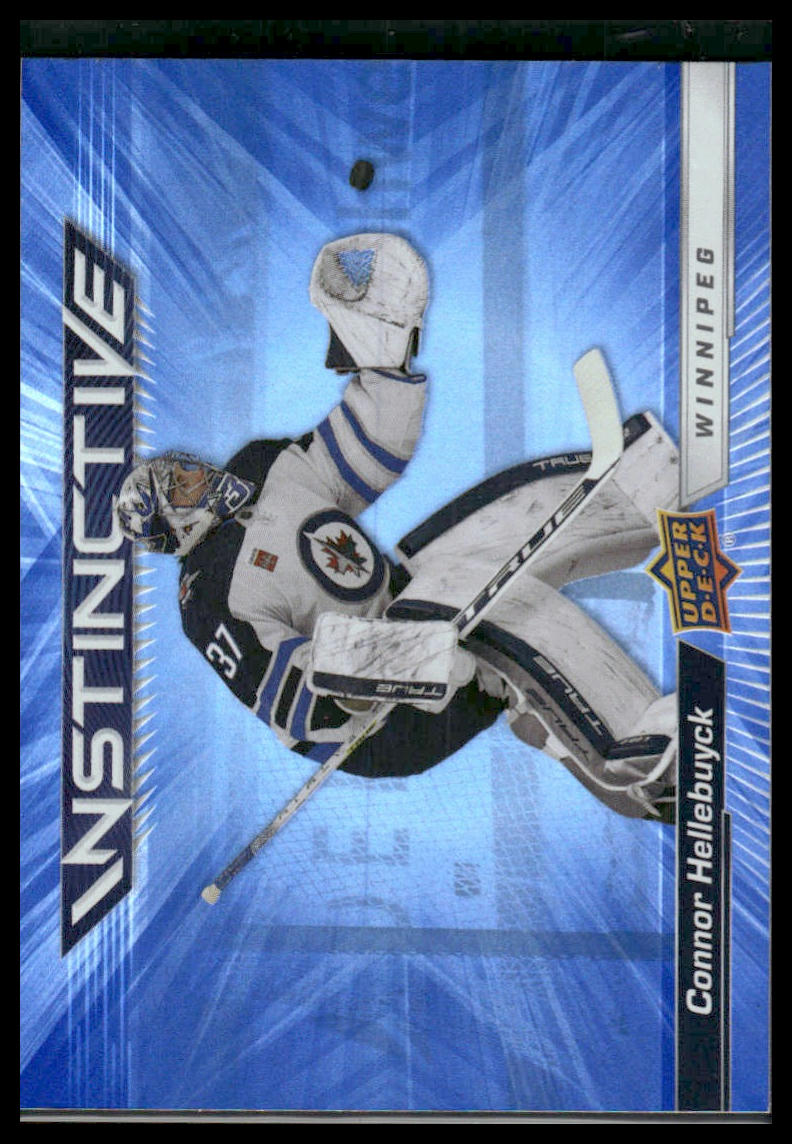 2023 Upper Deck Series 2 #IN-3 Connor Hellebuyck Instinctive