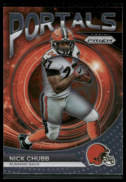 2023 Panini Prizm #PO-9 Nick Chubb Portals