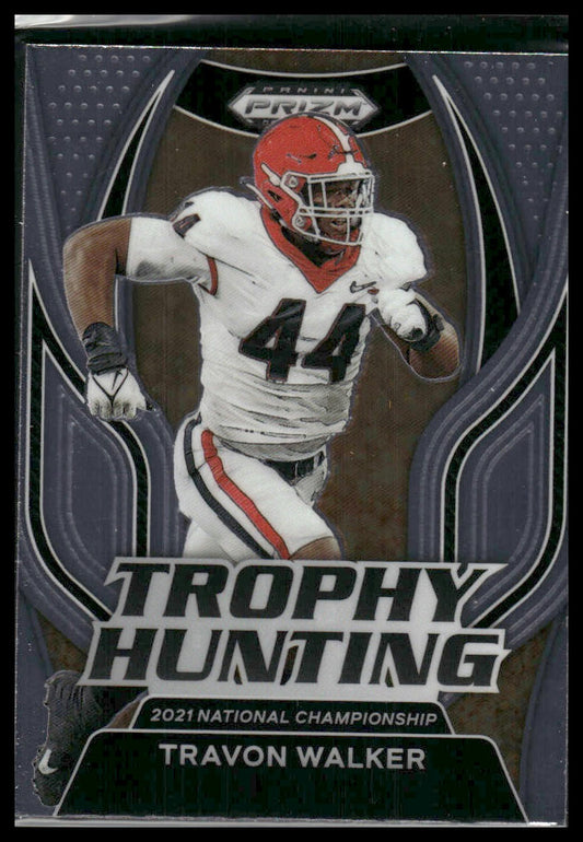 2023 Panini Prizm Draft Picks #TH-2 Travon Walker Trophy Hunting