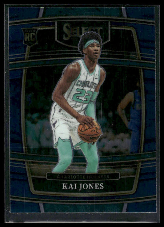 2021 Panini Select #98 Kai Jones Blue Rookie