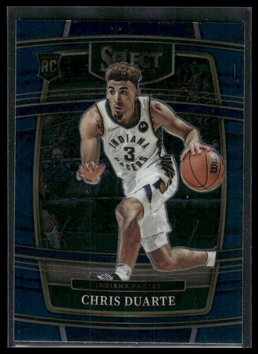 2021 Panini Select #41 Chris Duarte Blue Rookie