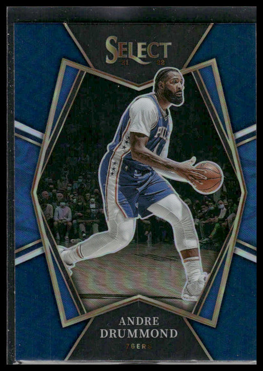 2021 Panini Select # Andre Drummond Blue Prizm