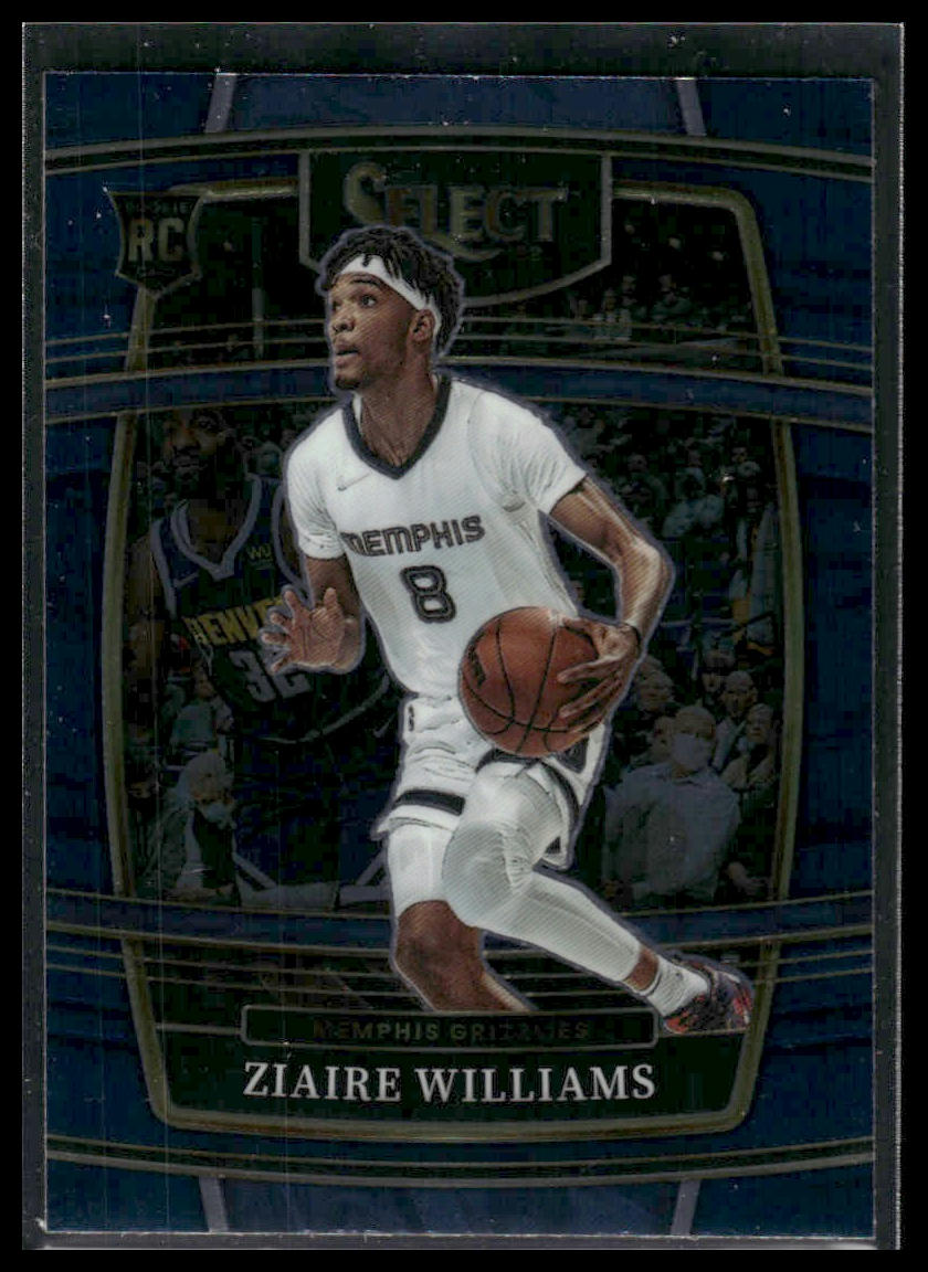 2021 Panini Select #8 Ziaire Williams Blue Rookie