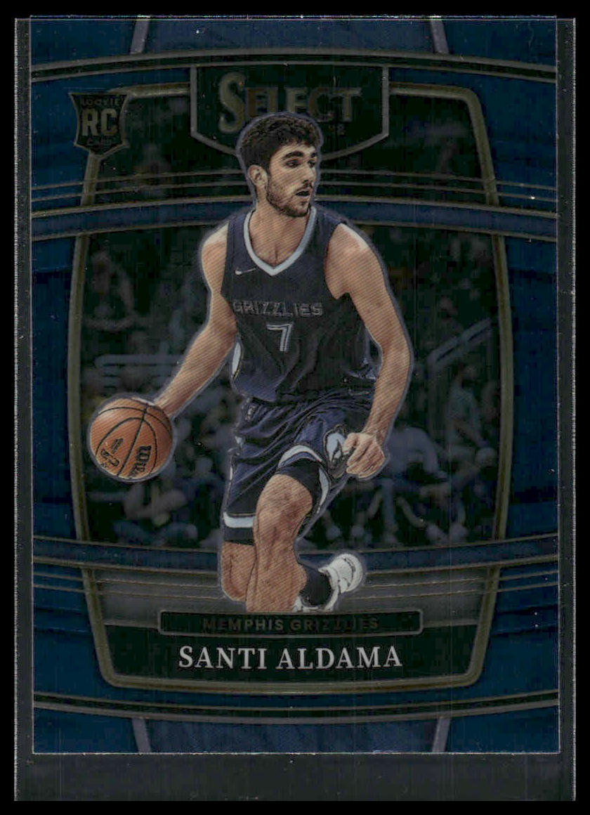 2021 Panini Select #64 Santi Aldama Blue Rookie