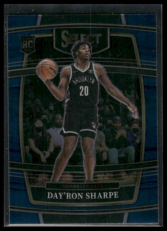 2021 Panini Select #33 Day'Ron Sharpe Blue Rookie