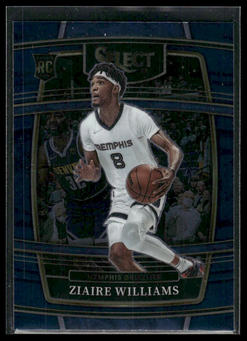 2021 Panini Select #86 Ziaire Williams Blue Rookie