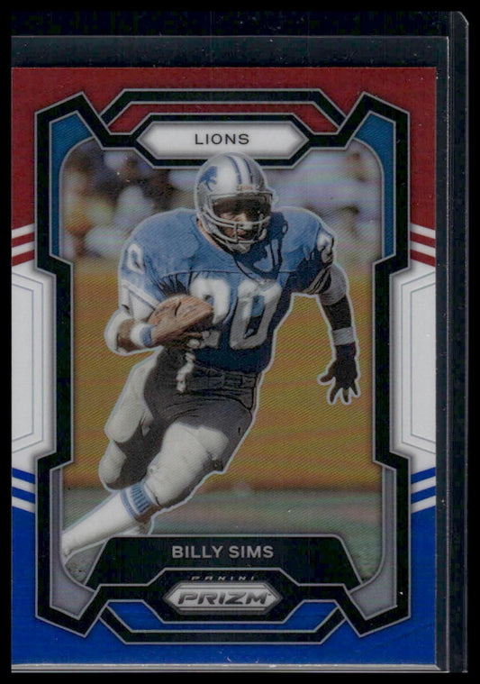 2023 Panini Prizm #95 Billy Sims Red/White/Blue Prizm