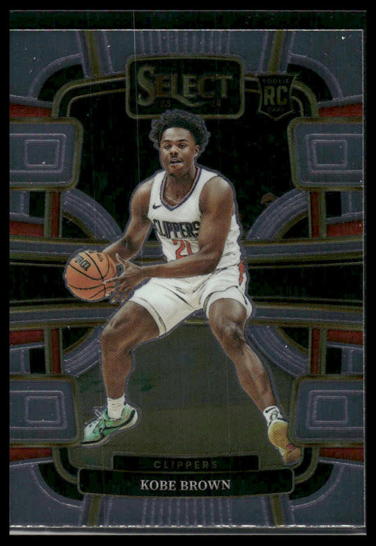 2023 Panini Select #79 Kobe Brown Rookie