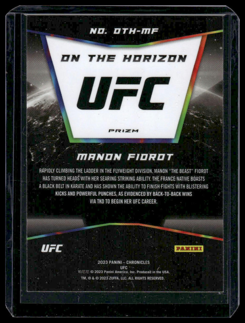 2023 Panini Chronicles UFC #OTH-MF Manon Fiorot On The Horizon Prizm