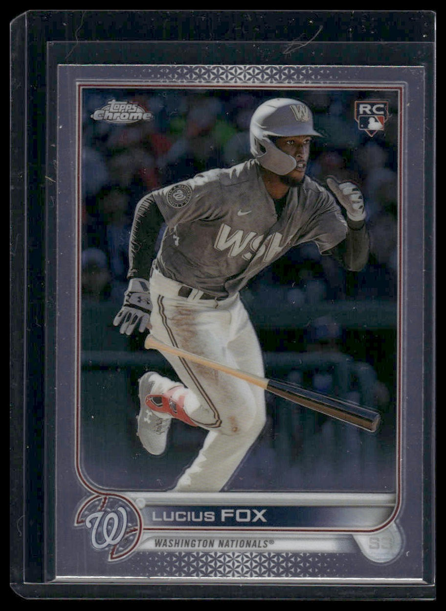 2022 Topps Chrome Update #USC181 Lucius Fox Rookie