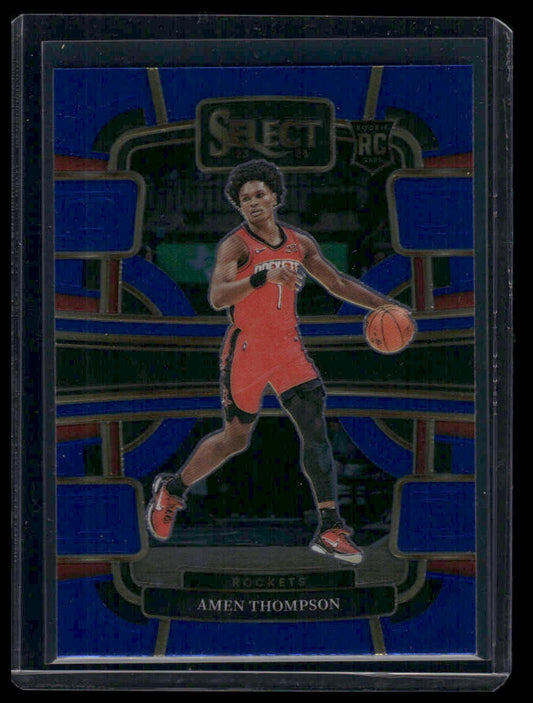 2023 Panini Select #96 Amen Thompson Blue Rookie