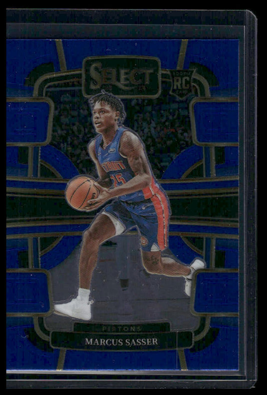 2023 Panini Select #70 Marcus Sasser Blue Rookie