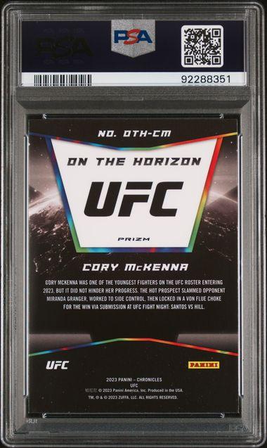 2023 Panini Chronicles UFC #OTH-CM Cory McKenna On The Horizon PSA MT 9