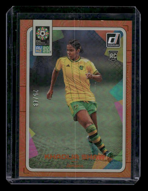 2023 Donruss FIFA Women's World Cup #90 Khadija Shaw Orange /49