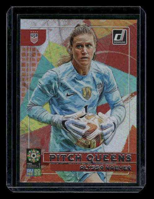 2023 Donruss FIFA Women's World Cup #24 Alyssa Naeher Pitch Queens