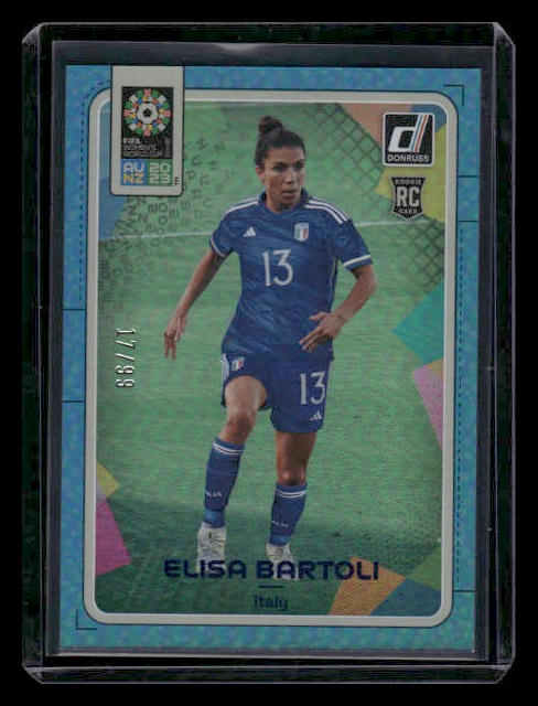 2023 2023 Donruss FIFA Women's World Cup #82 Elisa Bartoli Blue /99