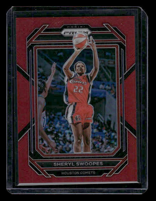 2023 2023 Panini Prizm WNBA #100 Sheryl Swoopes Red Prizm /199