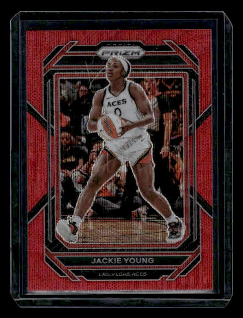 2023 Panini Prizm WNBA #121 Jackie Young Red Wave