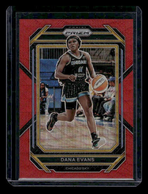 2023 Panini Prizm WNBA #59 Dana Evans Red Wave