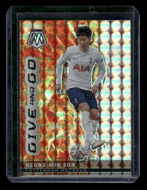 2021 Panini Mosaic Premier League #11 Heung-Min Son Prizm Give and Go